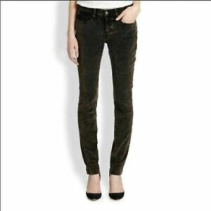 Eileen Fisher Acid Wash velvet skinny jeans